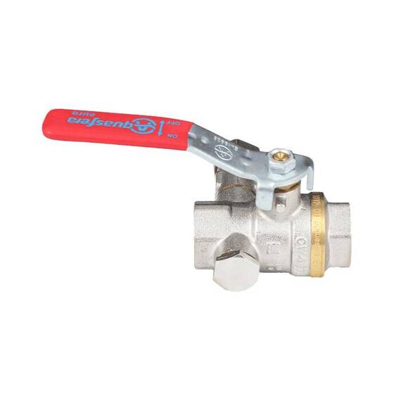 Кран шар лат спуск 1012 Euro нк Ду25 Ру25 м/м полн рыч Aquasfera 1012-03 ., фото , изображение 7