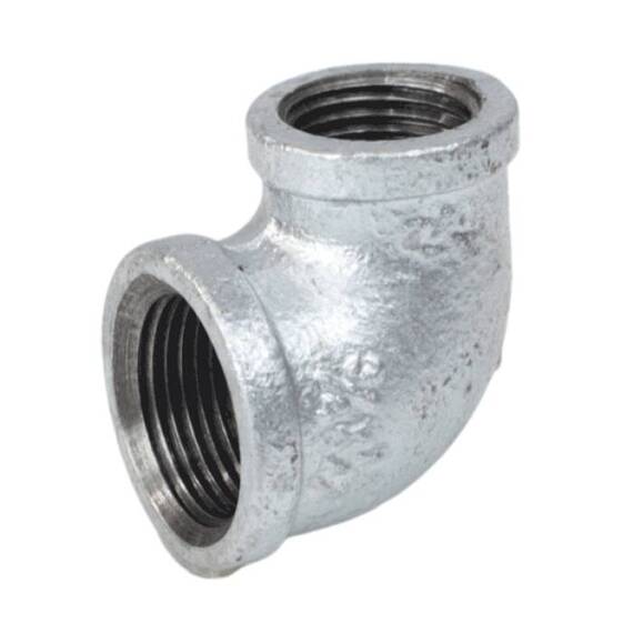 Угольник чуг перех оц Ду20х15 (3/4&quot;х1/2&quot;) м/м Fittex PLUS, фото , изображение 2