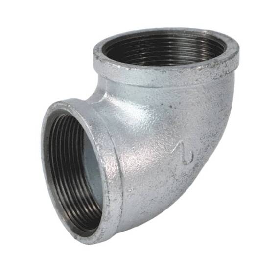 Угольник чуг оц Ду40 (1 1/2&quot;) м/м Fittex PLUS, фото , изображение 2