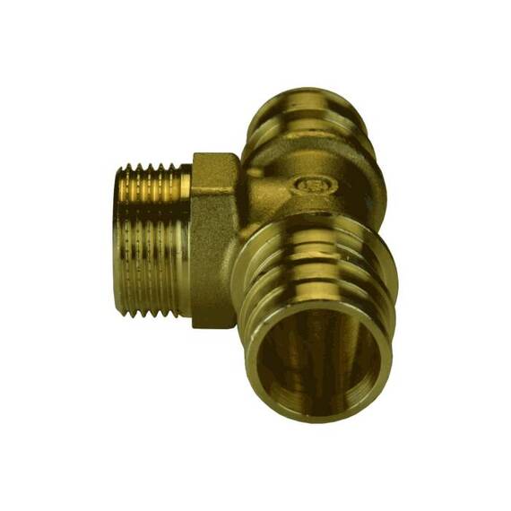 Тройник PE-X лат радиал Дн20х1/2&quot;х20 НР РОС GX153(AC)Y034, фото , изображение 6