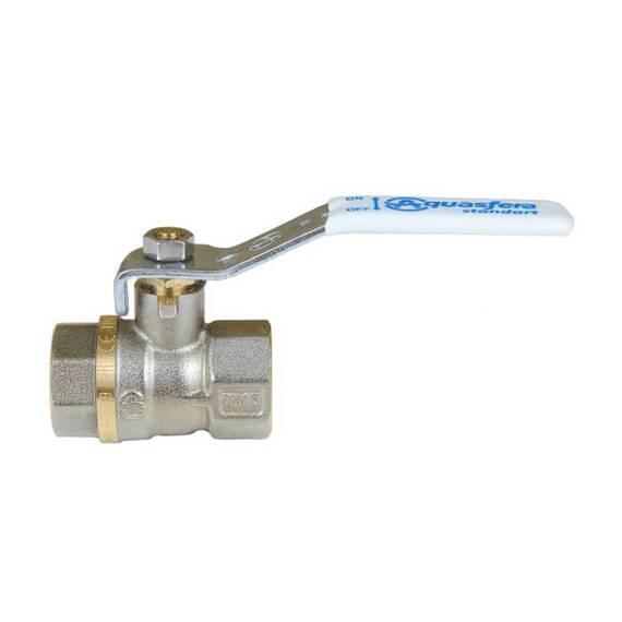 Кран шар лат 1101 Standard нк Ду32 Ру20 м/м полн рыч Aquasfera 1101-04 ., фото , изображение 3