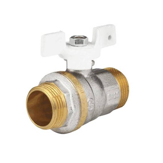 Кран шар лат 1105 Standard нк Ду15 Ру40 р/р полн баб Aquasfera 1105-01 ., фото , изображение 2