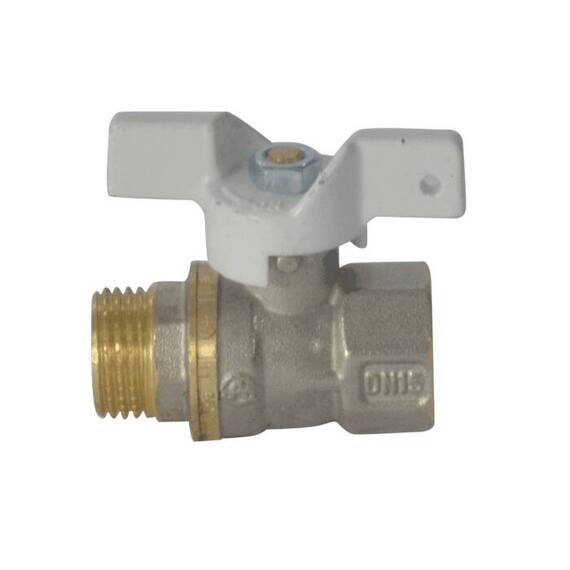 Кран шар лат 1104 Standard нк Ду20 Ру40 м/р полн баб Aquasfera 1104-02 ., фото , изображение 4