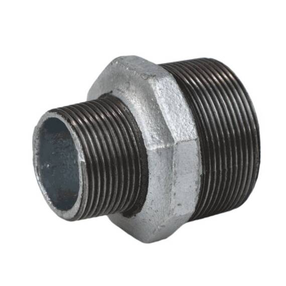 Ниппель чуг перех оц Ду40х25 (1 1/2&quot;х1&quot;) НР Fittex PLUS, фото , изображение 2