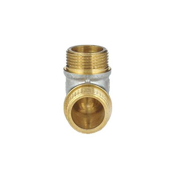 Угольник лат реборд Ду20 р/р никель Aquasfera 9005-02, фото , изображение 2