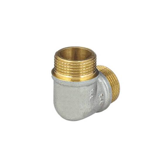 Угольник лат реборд Ду20 р/р никель Aquasfera 9005-02, фото , изображение 5