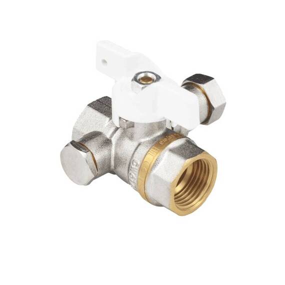 Кран шар лат спуск 1113 нк Ду15 Ру40 м/м полн баб Aquasfera Standard 1113-01, фото , изображение 5