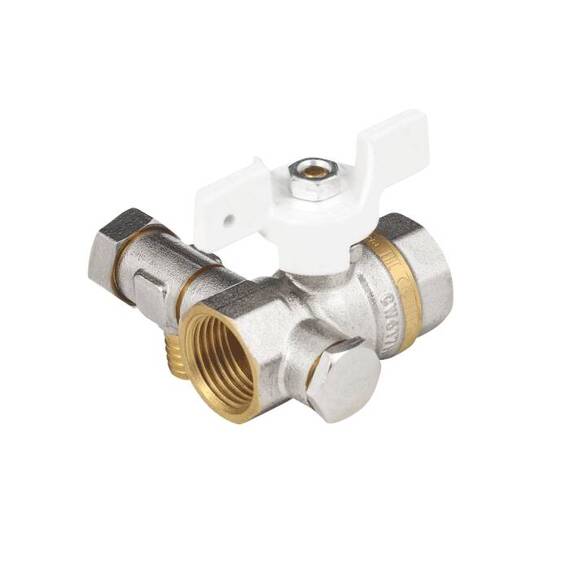 Кран шар лат спуск 1113 нк Ду15 Ру40 м/м полн баб Aquasfera Standard 1113-01, фото , изображение 7