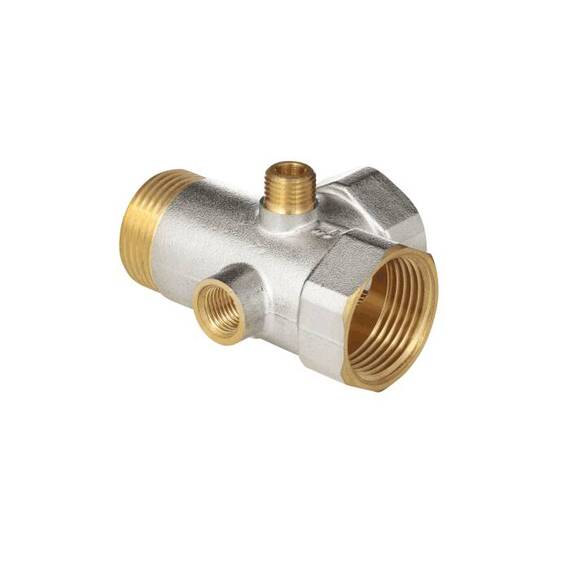 Штуцер пятивыводной 3x1&quot;+2x1/4&quot; лат ник Aquasfera 9036-02, фото , изображение 6