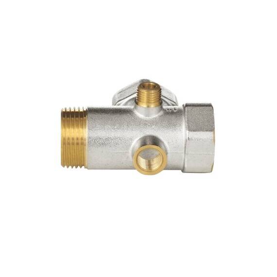 Штуцер пятивыводной 3x1&quot;+2x1/4&quot; лат ник Aquasfera 9036-02, фото , изображение 7