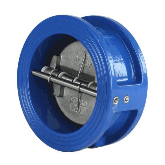Клапан обр чуг 2/ств 3051 Ду600 Ру16 м/фл ств/нерж Benarmo, фото 