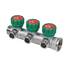 Коллектор лат клап рег 3/4" м/р 3в 1/2" ПУ н/р 45мм M110 SantechSystems, фото 