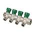 Коллектор лат клап рег 3/4" м/р 4в 1/2" ПУ н/р 36мм M210 SantechSystems, фото 
