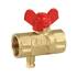 Кран д/ман шар лат 11б27п(м)2 G1/2" Ру16 м/м баб крМ SantechSystems, фото 