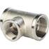 Тройник переходной STOUT никелированный ВВ 3/4"х1/2"х3/4", фото 
