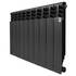 Радиатор Royal Thermo Revolution Bimetall 500 2.0/Noir Sable – 10 секц., фото 