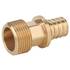 Переходник Gappo с наружной резьбой бронзовый 32-R 3/4", фото 