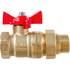 Кран шаровой VALFEX для воды 3/4" ВР/НР ручка-бабочка, латунный 11Б27фт1М (56/14), фото 