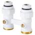 Узел нижнего подключения Royal Thermo прямой 1/2"х3/4" EK (белый), фото 