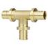 Тройник VARMEGA Slide-fit равносторонний, 20, аксиальный, латунь, VM50412, фото 