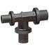Тройник VARMEGA Slide-fit переходной, 20×25×16, аксиальный, PPSU, VM50506, фото 