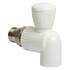 Кран шаровой THERMOLIGHT "американка" PP-R угловой 25х3/4" белый, фото 