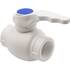 Кран шаровой THERMOLIGHT ручка PP-R 25 белый, фото 