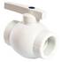 Кран шаровой THERMOLIGHT ручка PP-R 40 белый, фото 