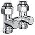 Узел нижнего подключения Royal Thermo Design прямой 1/2"х3/4"EK (хром), фото 