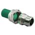 Муфта комбинированная разъемная ПП AntiFire D63-2"НР Green, фото 