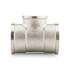 Тройник Varmega ВР переходной 1 1/4" x 3/4" x 1 1/4", никелированный, фото 