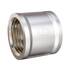 Муфта латунная LD Pride DN40 (1 1/2") ВР латунь никель с биркой, фото 