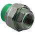Муфта комбинир. раз. растр. ПП AntiFire D40-1 1/4"ВР Green, фото 