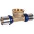 Тройник пресс для металлопластиковых труб Usystems MLC Plus 20-Rp3/4"ВР-20, фото 
