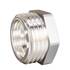 Футорка латунная LD LD Pride DN40х32 (1 1/2"НР х 1 1/4" ВР) лат ник БЕ, фото 
