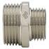 Ниппель Varmega переходной 3/4" x 1/2", никелированный, фото 