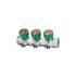 Коллектор регулирующий VARMEGA 1х3/4, 3 выхода, евроконус, никель, VMMM01-C06153, фото 