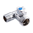 Кран-тройник для подключения сантехнических приборов 1/2x3/4x1/2 PN 10  BV.462.040504, фото 