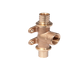 Тройник настенный с внутренней резьбой на боковом проходе 20-1/2&amp;quot;-16 RX+ (бронза), фото 